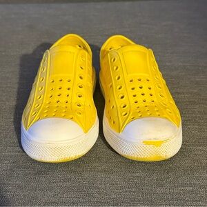 Weestep Toddler Little Kid Slip on Sandal Water Sneaker size 10 Yellow Slip-On